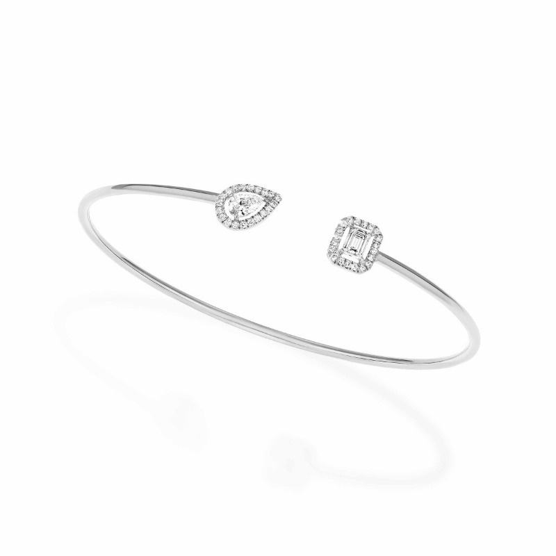 My Twin Toi & Moi Thin Bangle 0,15ct x 2