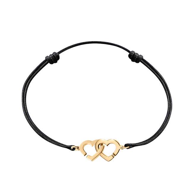 Double Cœurs R9 cord bracelet