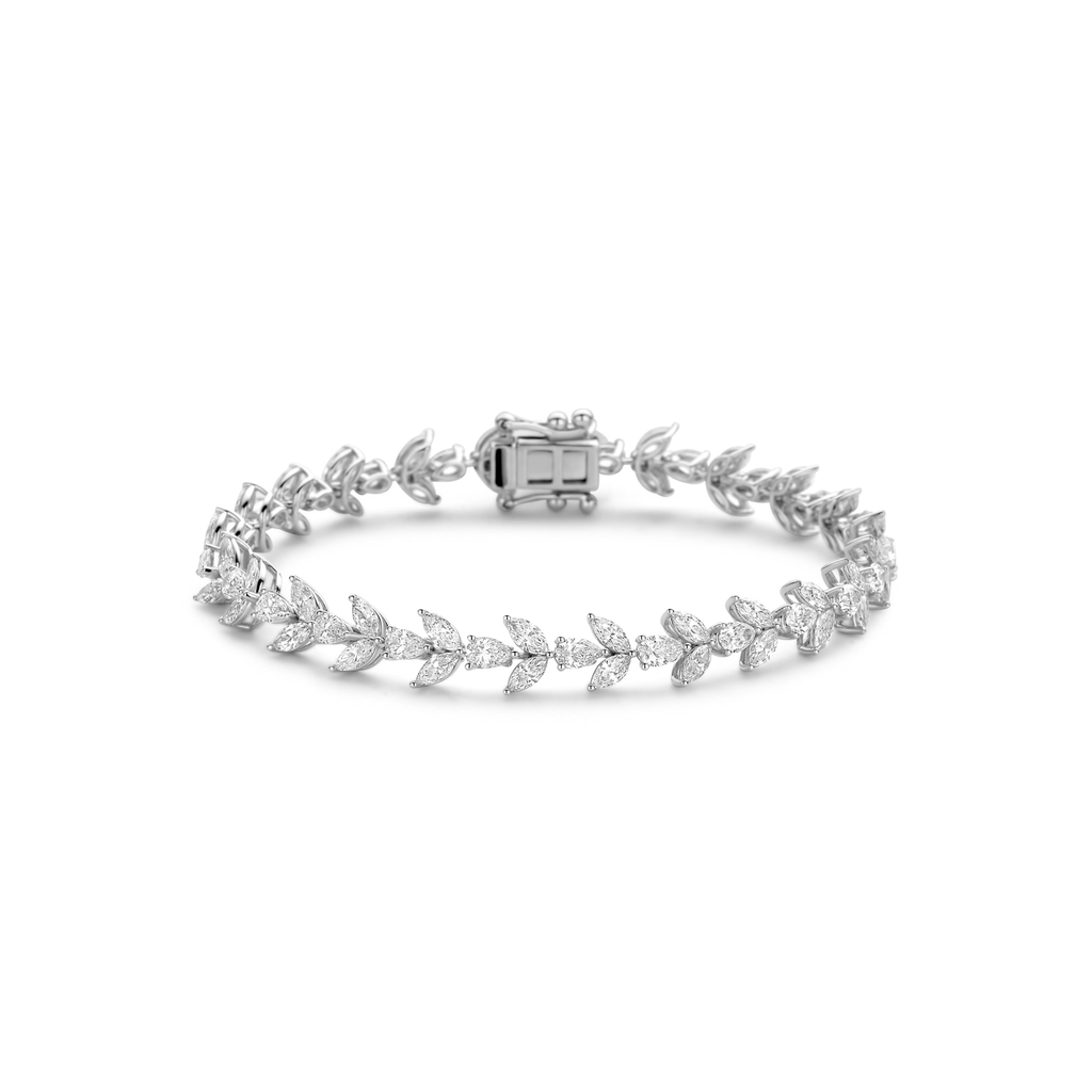 Marquise & Pear-shaped Diamond Bracelet