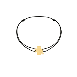 Clover Cord Bracelet Yellow Gold