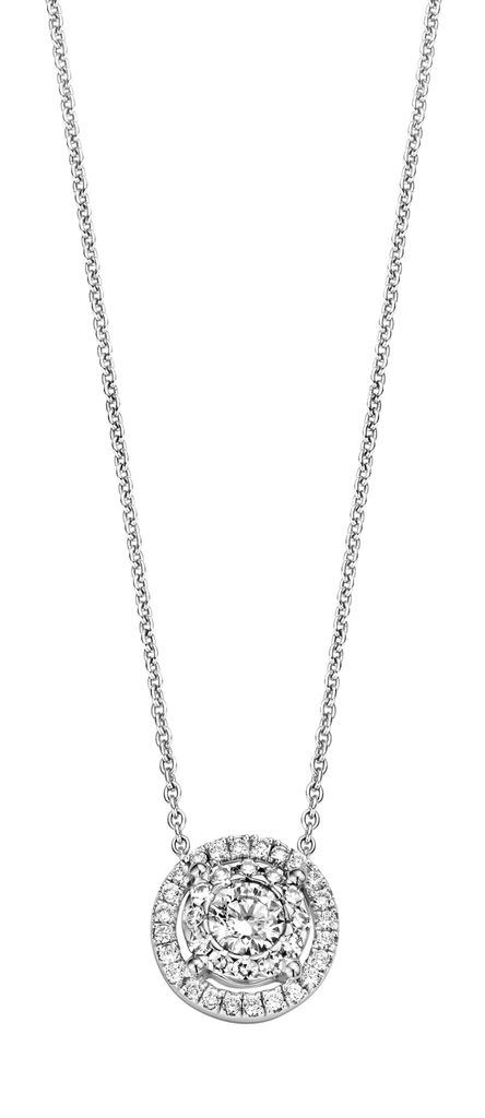 pendant illusion white gold