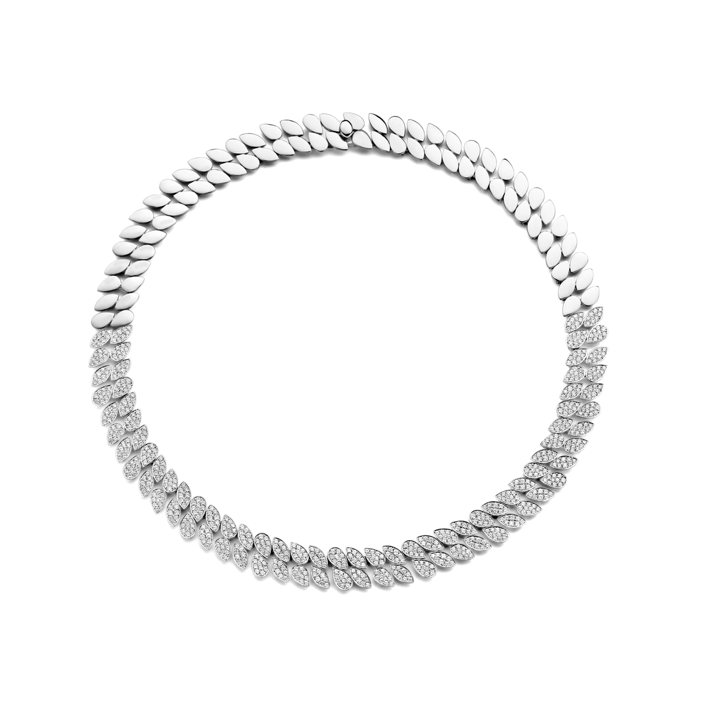 Collier Mambo in White Gold set with Diamonds