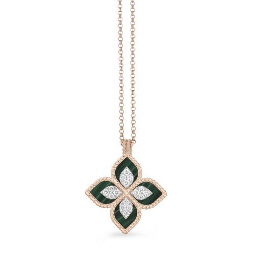 Princess Flower Necklace with Small Pendant