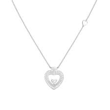 Pretty Woman Necklace in White Gold with Diamonds