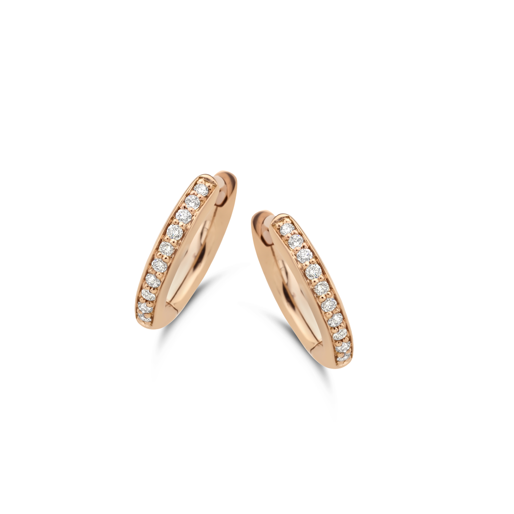 Lux Earrings with Champagne Diamonds