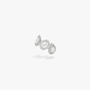 My Twin Mono earring middle  4x 0.10 CT