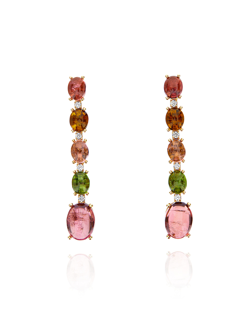 Dancing in the Rain Tourmalin earrings