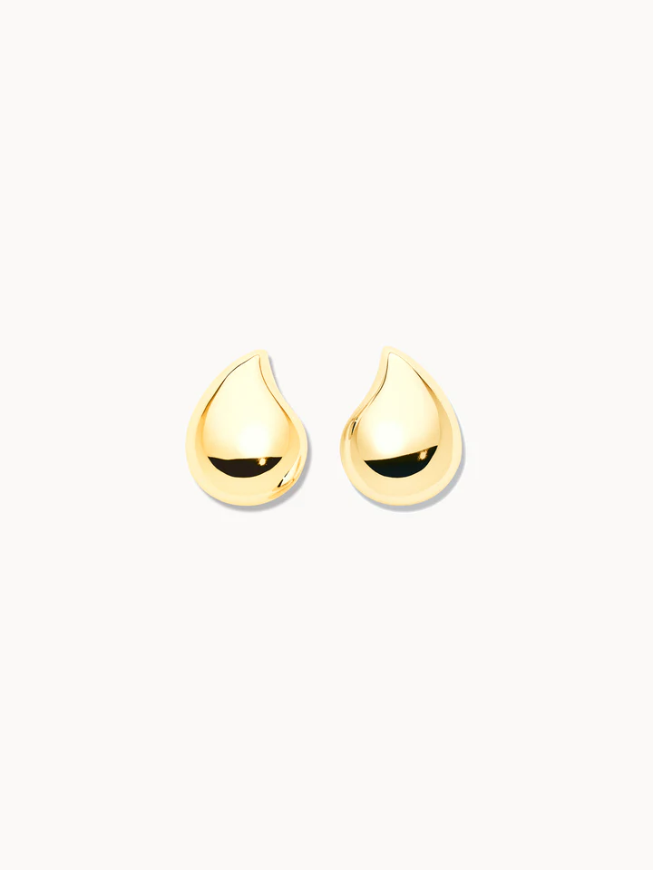 SIGNATURE Large Earrings in Yellow Gold