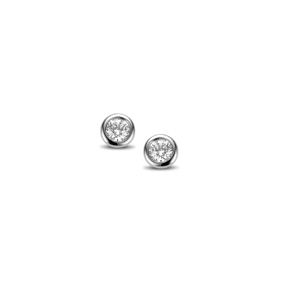 White Gold Studs