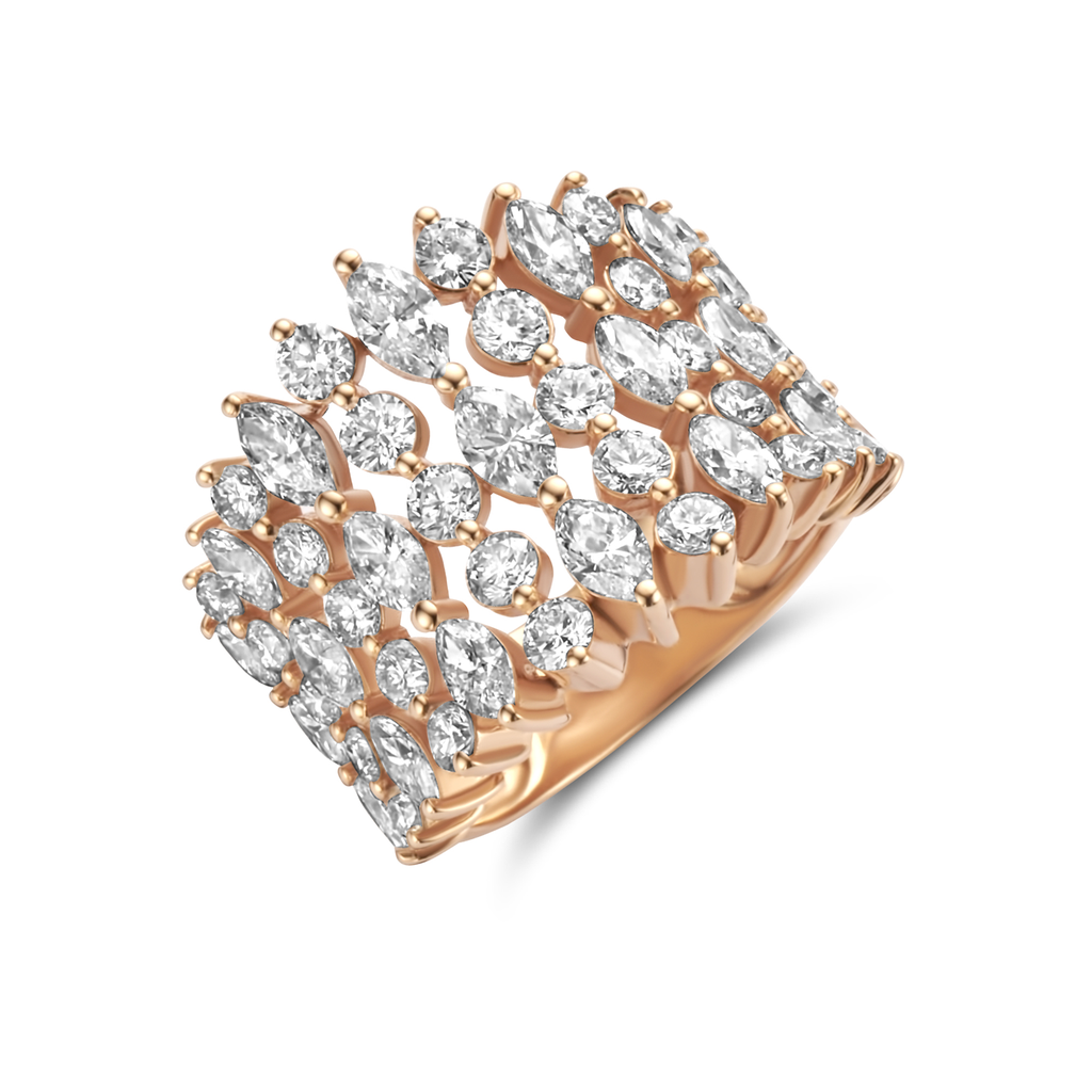 Ring with diamonds