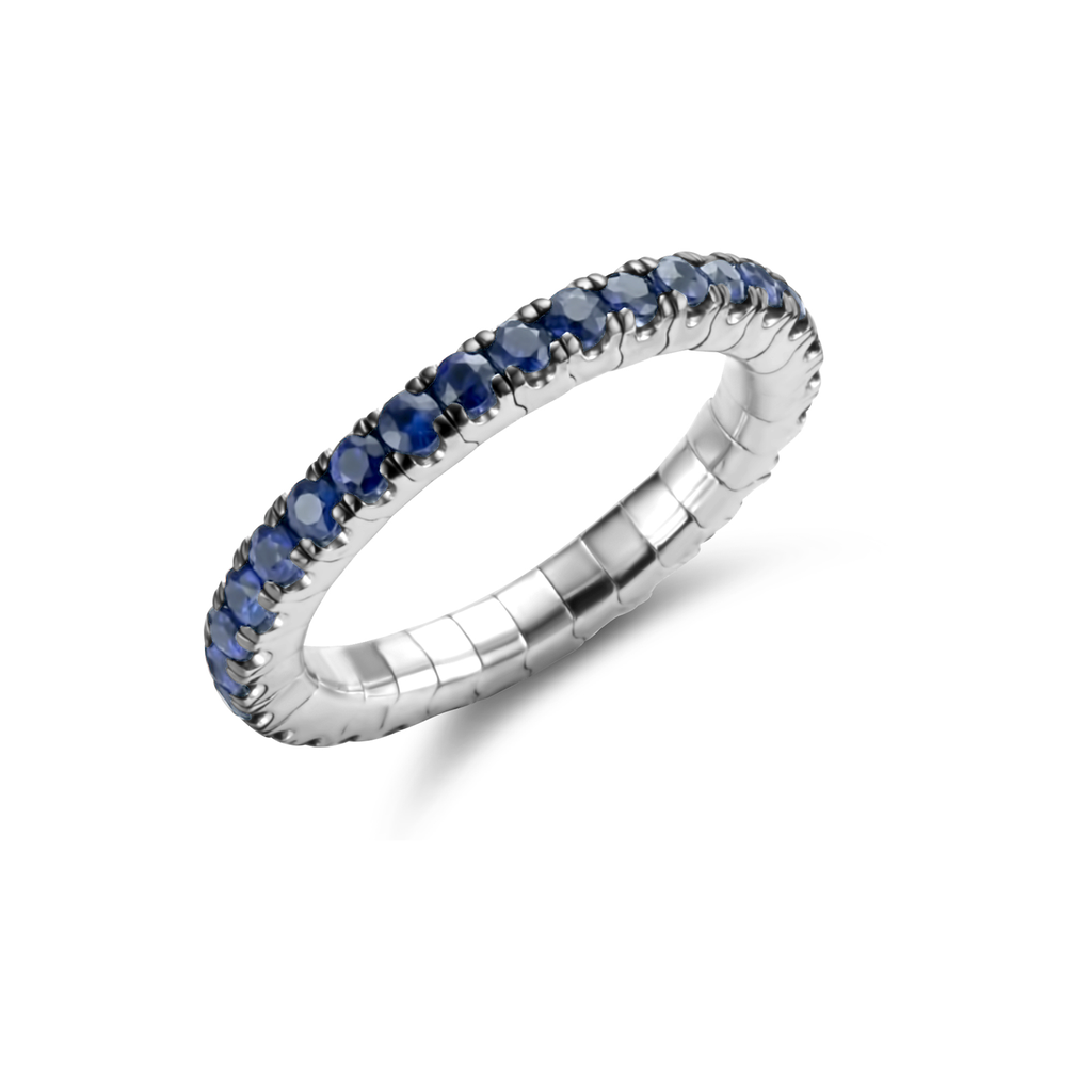 Ring with sapphire