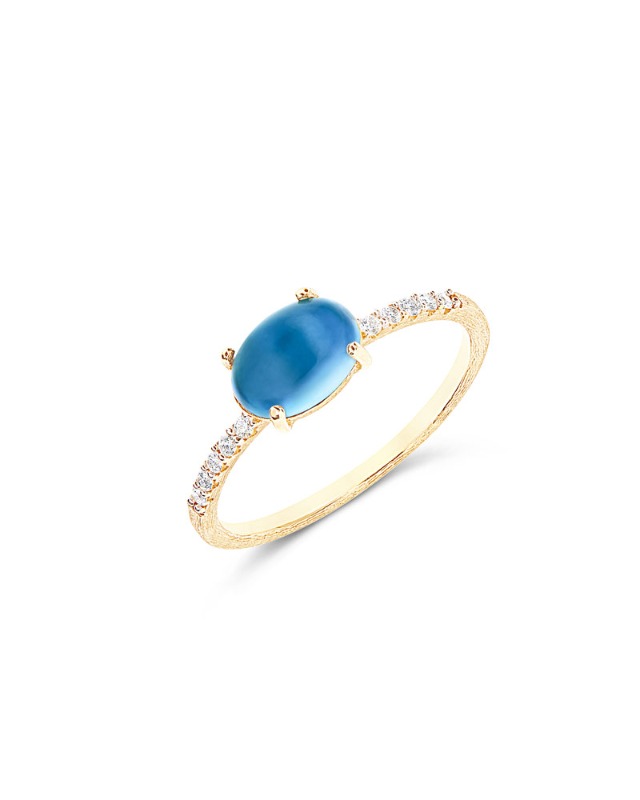 Dancing Azure ring