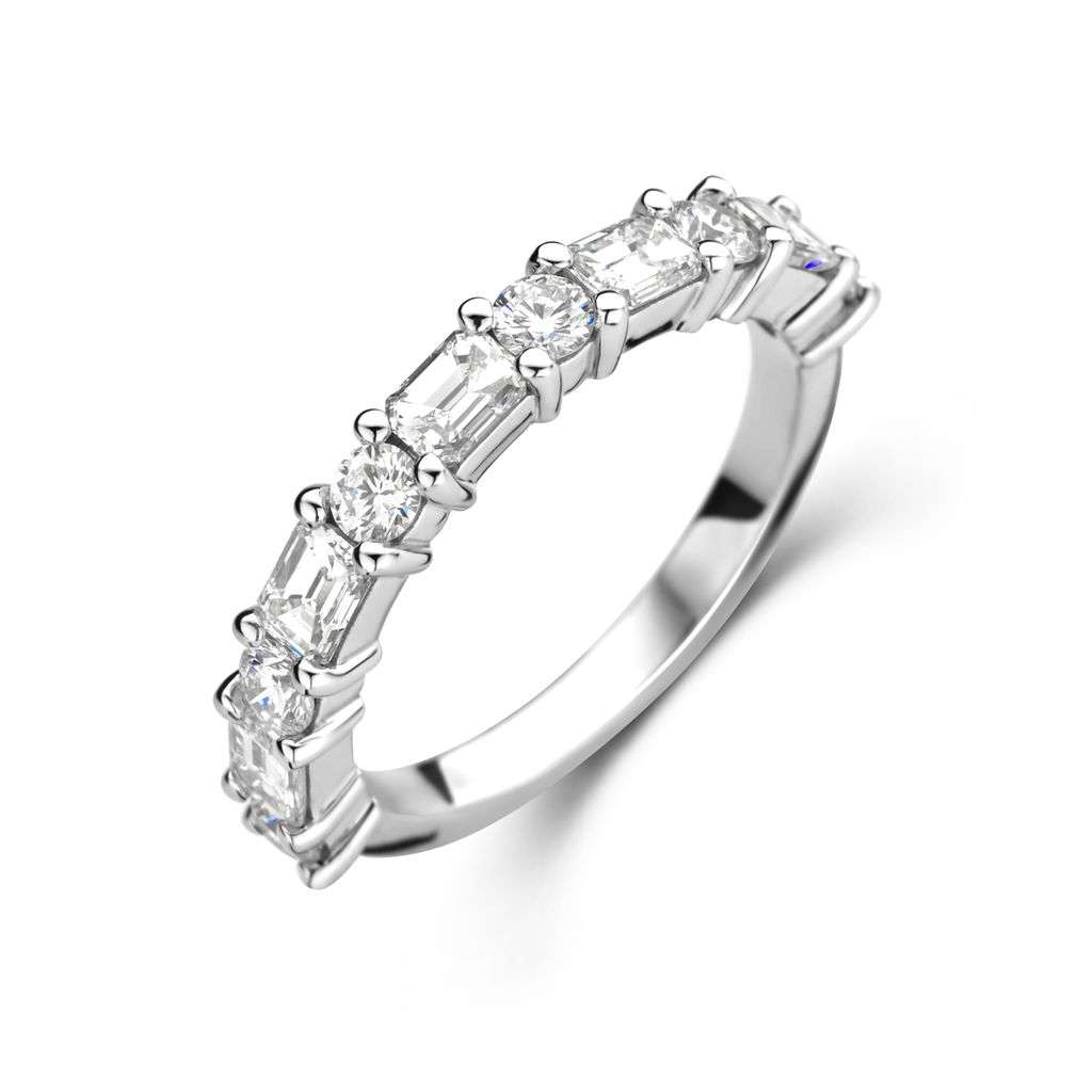 Multishape Cut Diamond Ring