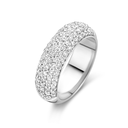 White Gold Ring Bari Set with Diamonds