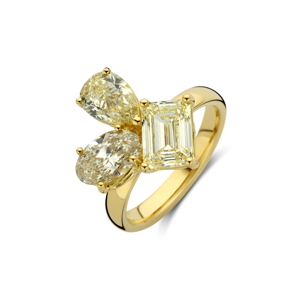 Multishape Fancy Diamond Ring