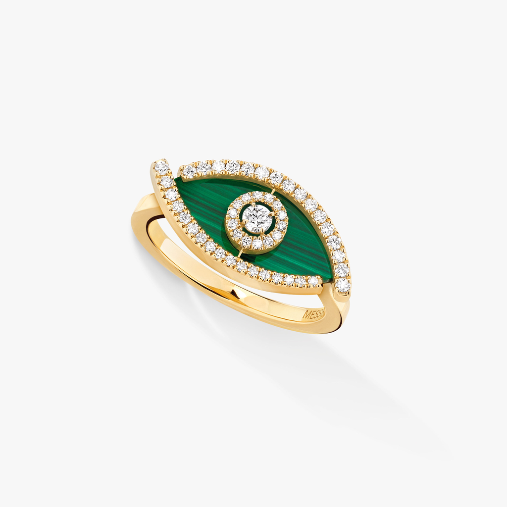 Lucky Eye Malachite ring