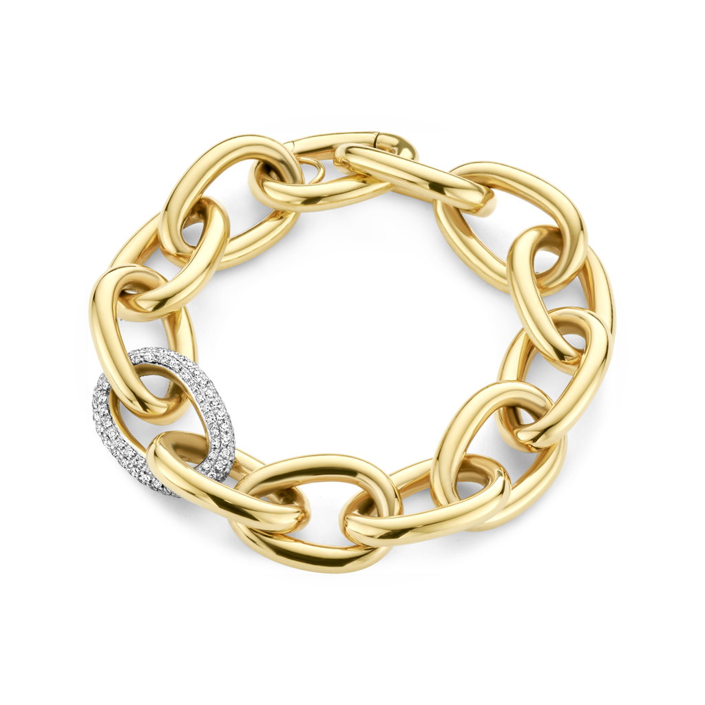 Bracelet Pink Gold 1 Link Set