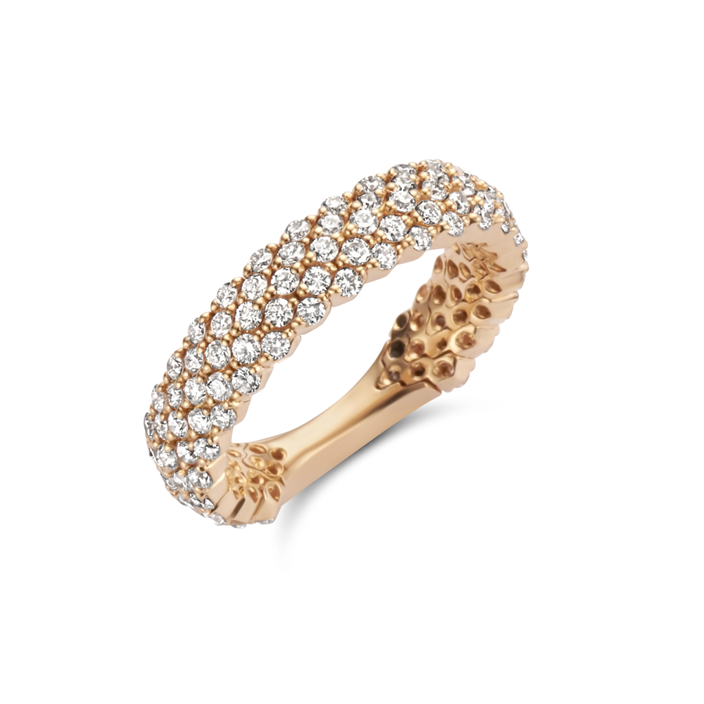 Ring Pink Gold Alliance Set