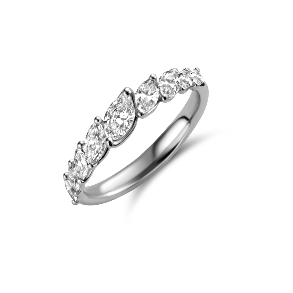 Ring White Gold Marquise
