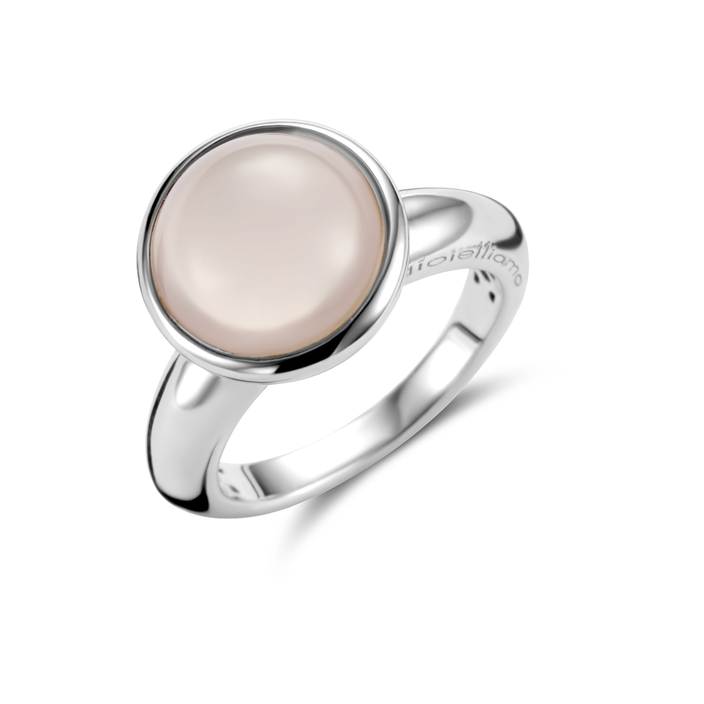 Ring White Gold with Quartz Stone