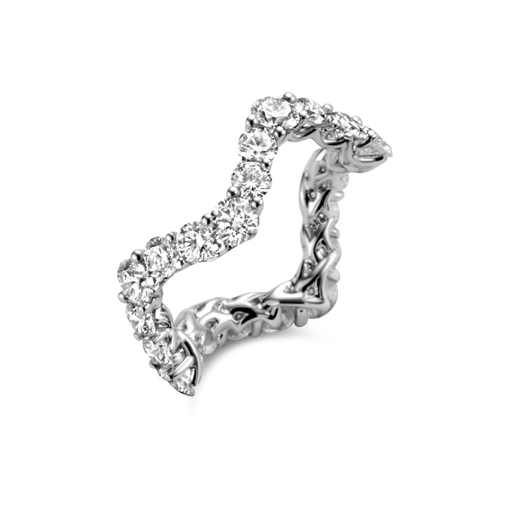 Ring white gold set