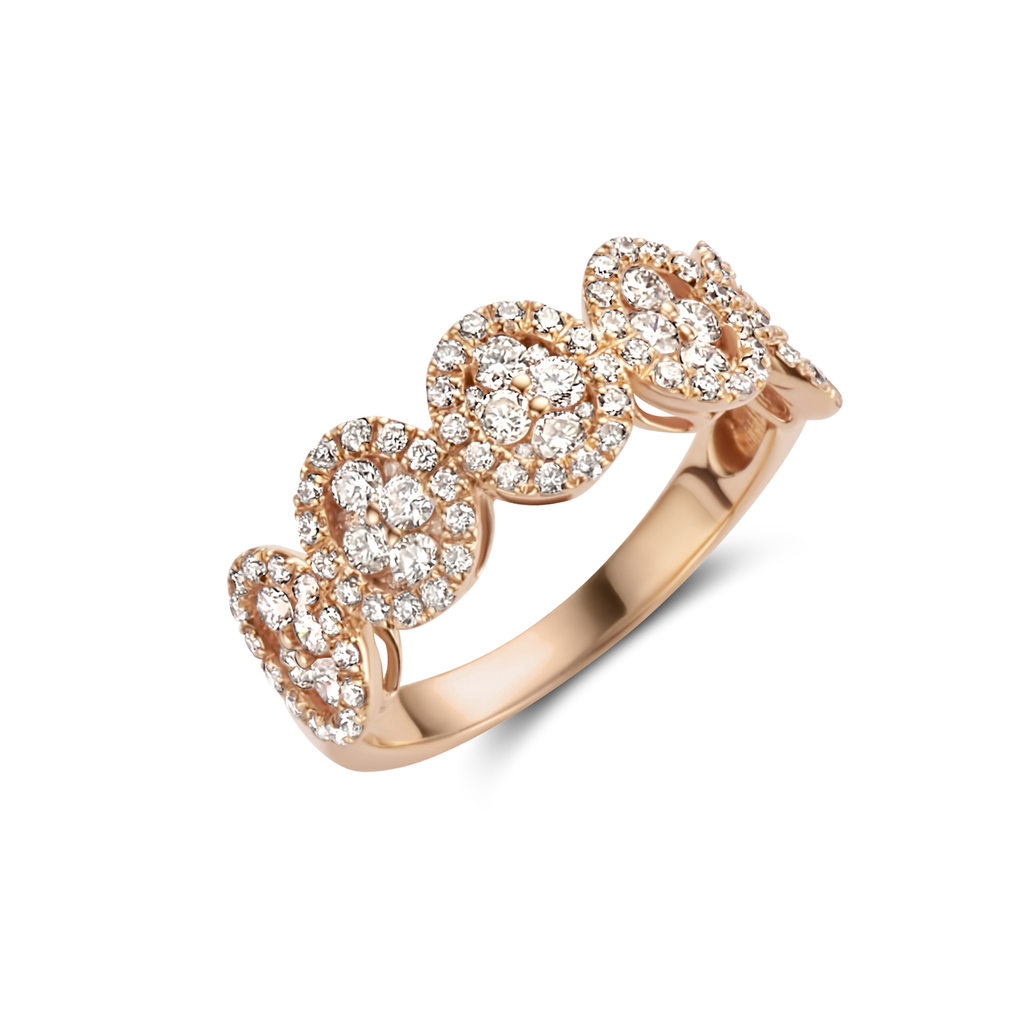 Ring with diamonds