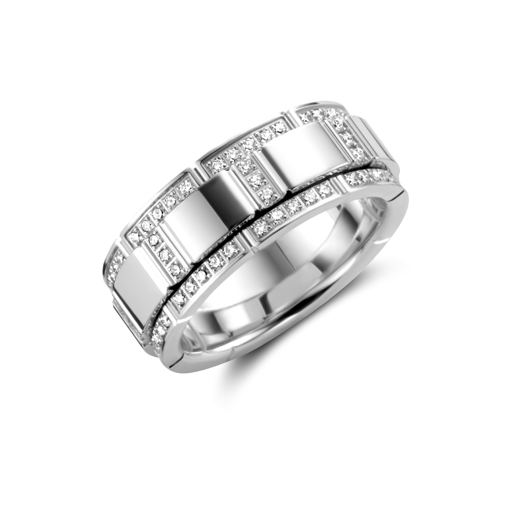 ring polo white gold