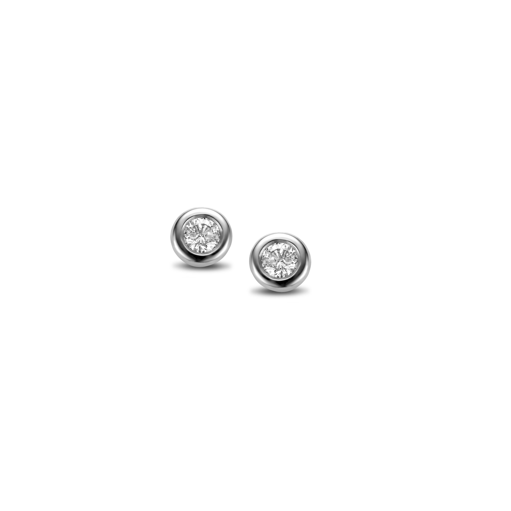 studs white gold