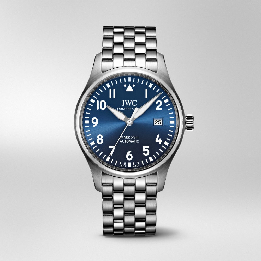 pilot watch steel Le petit prince with steel bracelet
