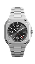 BR05 GMT Black Steel/Steel Bracelet