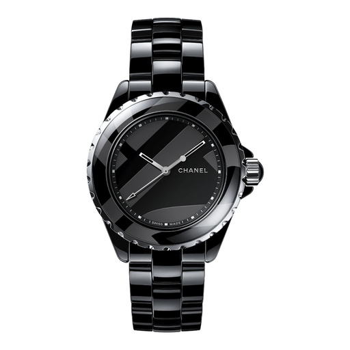 [H5581]  Chanel - J12 Untitled Black 38 mm