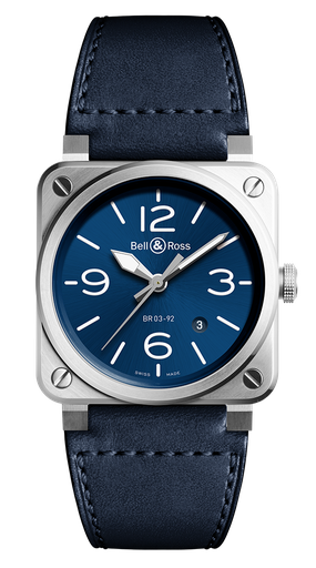 [BR0392-BLU-ST/SCA]  Bell & Ross - BR03-92 Blue Steel