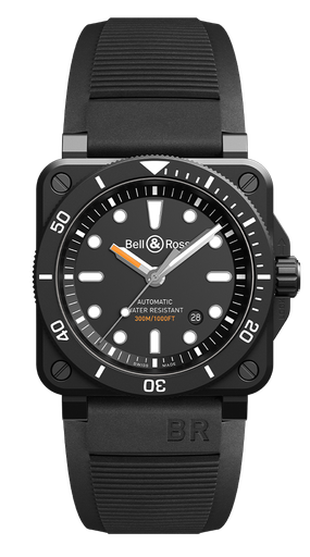 [BR0392-D-BL-CE/SRB]  Bell & Ross - BR03-92 Diver Black Matte