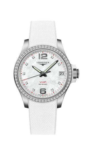 [L33160879]  Longines - Conquest V.H.P. Mother of Pearl