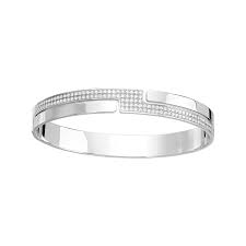 [323212]  Dinh Van - Seventies Bracelet with Dimaonds