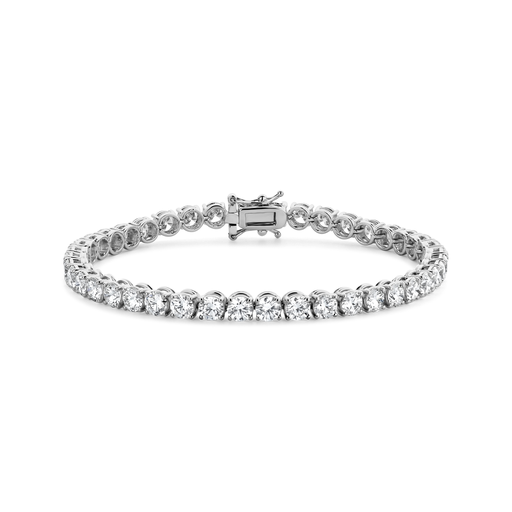 [JBS-MB-2/0054]  JBS - Whitegold tennis bracelet with diamonds