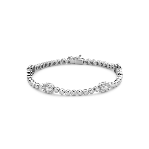 [JBS-SAD-PBL132]  JBS - Illusion Diamond Bracelet