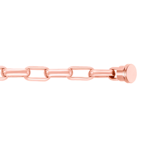 [6B1107]  Fred - 18K Pink Gold link bracelet