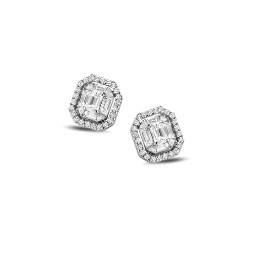  JBS - Earrings with baguette