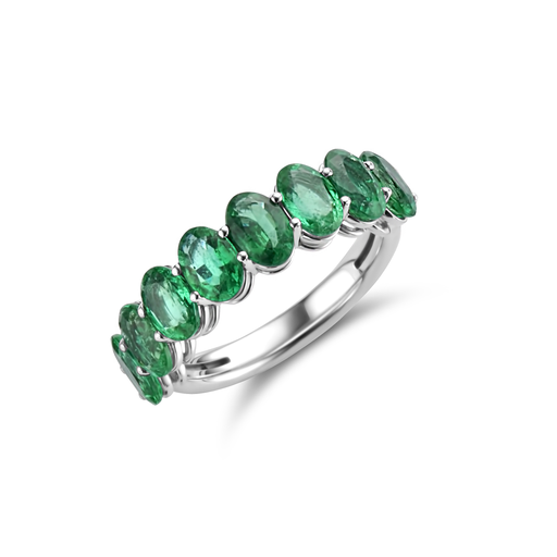 [JBS-LV-A6817/3SM]  JBS - Ring with oval emeralds