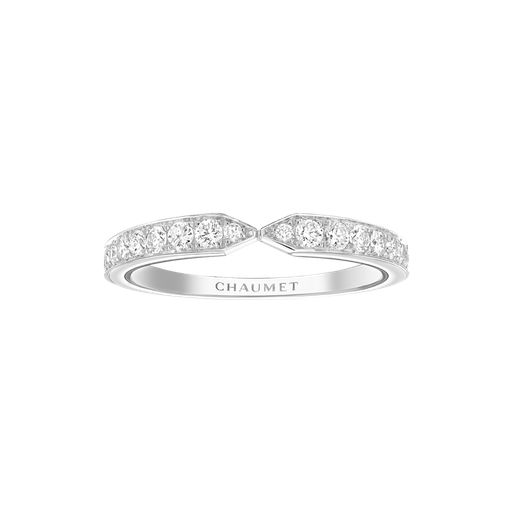 [82640]  Chaumet - Plume Wedding Band Triomphe de Chaumet