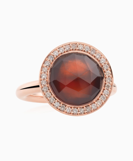 [8RR4865HEBCBR]  Bron - Sushi ring heboniet and diamonds