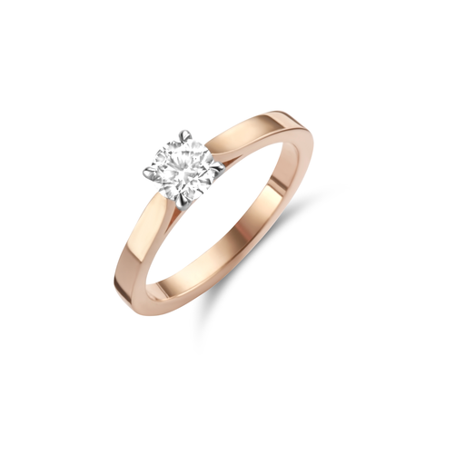 [JBS-MB-FD-0/3824]  JBS - Pink gold solitaire with diamond