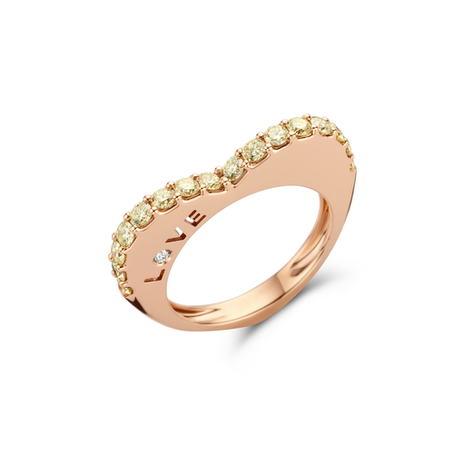 [AN2100BR/GI]  Giovanni Ferraris - Fragranze Love ring with diamonds