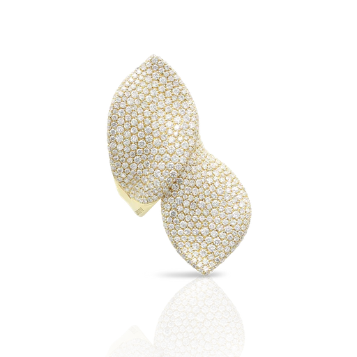 [16283G]  Pasquale Bruni - Ama Feel Ring in Yellow Gold with Diamonds