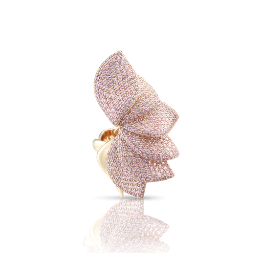[16245R]  Pasquale Bruni - Aleluia Rink in Pink Gold with Pink Sapphires