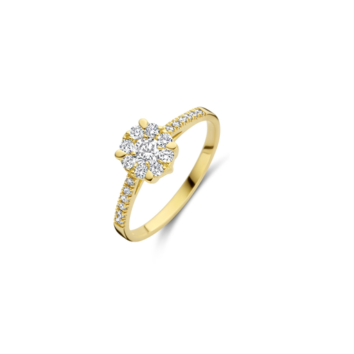 [JBS-C&C-AN2407G/0.20]  JBS - Yellow gold ring with diamonds