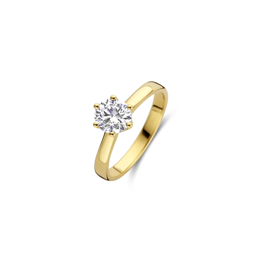 [JBS-MB-FD2/5023]  JBS - Yellow gold solitaire with diamond