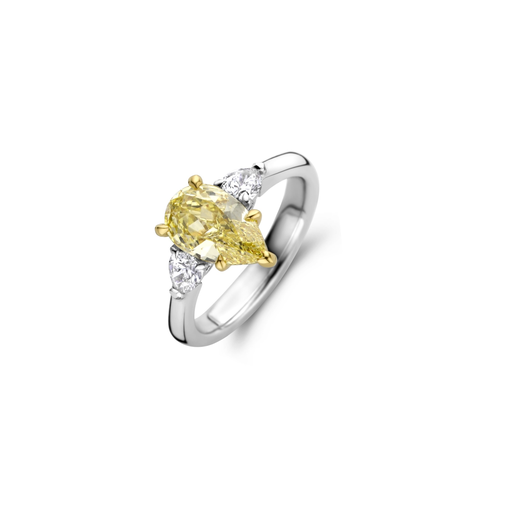 [JBS-MB-FD1/3281]  JBS - White and yellow gold ring with diamonds