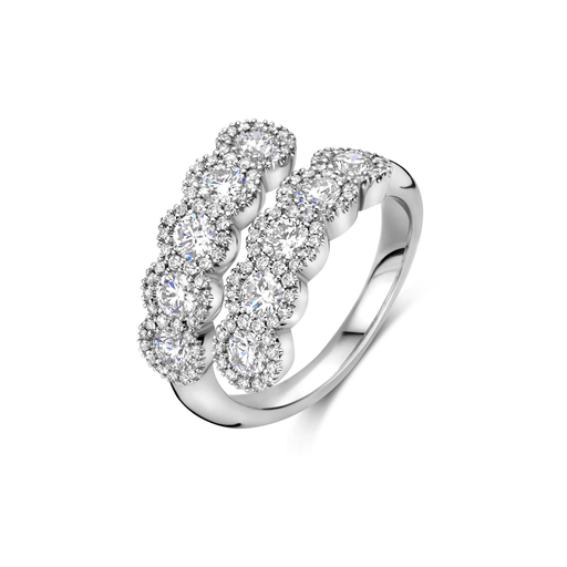 [JBS-MB-3/0290]  JBS - Whitegold ring with diamonds